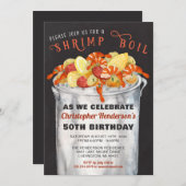 Zeevruchten kookuitnodiging kaart (Voorkant / Achterkant)