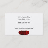 Zeevruchten Rood Lobster Tail Visitekaartje in roo (Achterkant)