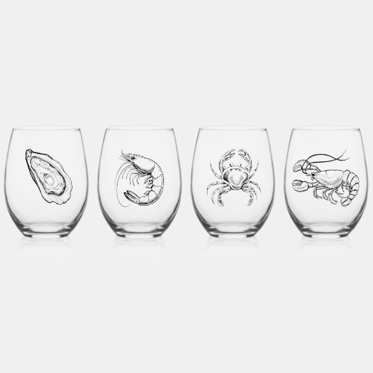 Zeevruchten Set van glazen (Voorkant)