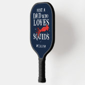 Zeevruchten Squid Lover Chef Chef Dad Gag Custom Pickleball Paddle (Links)