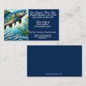 Zeevruchten Zalmgarnalen Krab Verkoop Winkel Etsy Visitekaartje (Voorkant / Achterkant)