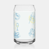 Zeevruchtenfeest Blikvorm Glas (Rechts)