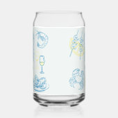 Zeevruchtenfeest Blikvorm Glas (Links)