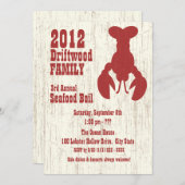 Zeevruchtenkreeft rood kaart (Voorkant / Achterkant)