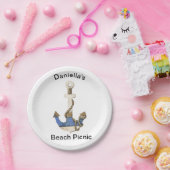 Zeewaardig Anker Beach Picnic Paper Bord (Feest)