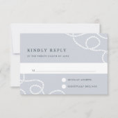 Zeewaardige RSVP-kaart | Mist RSVP Kaartje (Voorkant)