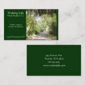 Zeewaarts pad - Emerald Green Visitekaartje (Voorkant / Achterkant)