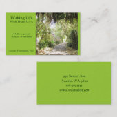 Zeewaarts pad — Lime Green Visitekaartje (Voorkant / Achterkant)