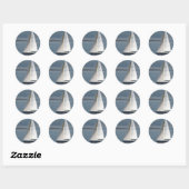 Zeewaarts Zeilboot Stickers (Vel)