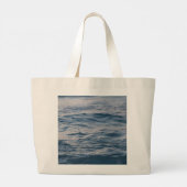 Zeewater close-up grote tote bag (Achterkant)