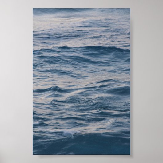 Zeewater close-up poster (Voorkant)