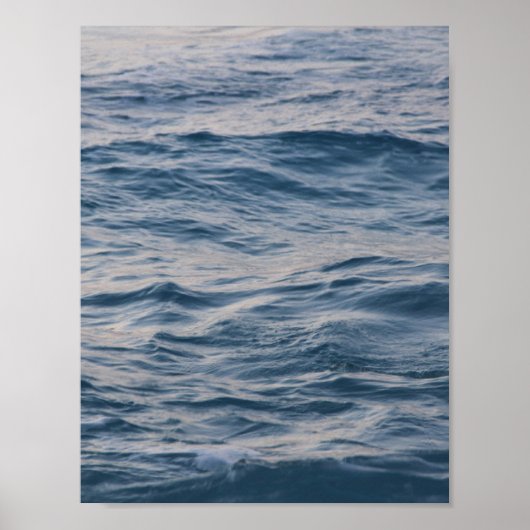 Zeewater close-up poster (Voorkant)