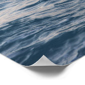 Zeewater close-up  poster (Hoek)