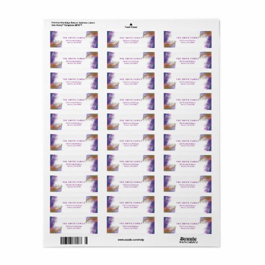  zeewater Decoratief Etiket (Full Sheet)