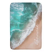 Zeewater op zee en tropische zomer badmat (Voorkant Verticaal)