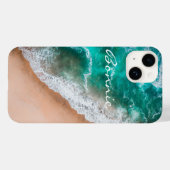 Zeewater op zee en tropische zomer Case-Mate iPhone case (Achterkant (horizontaal))