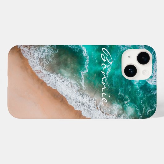 Zeewater op zee en tropische zomer Case-Mate iPhone case (Achterkant (horizontaal))