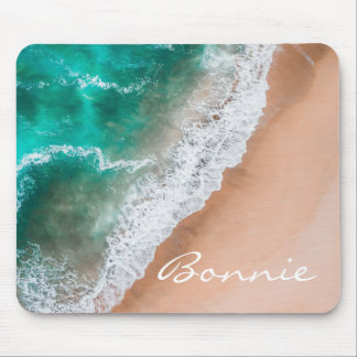 Zeewater op zee en tropische zomer muismat