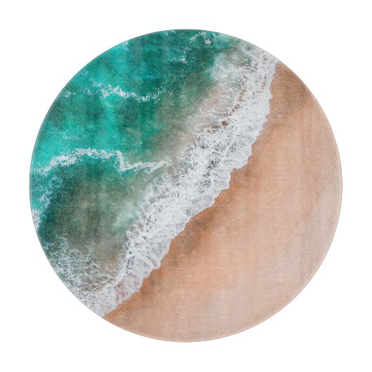 Zeewater op zee en tropische zomer snijplank (Voorkant)