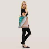 Zeewater op zee en tropische zomer tote bag (Op model)