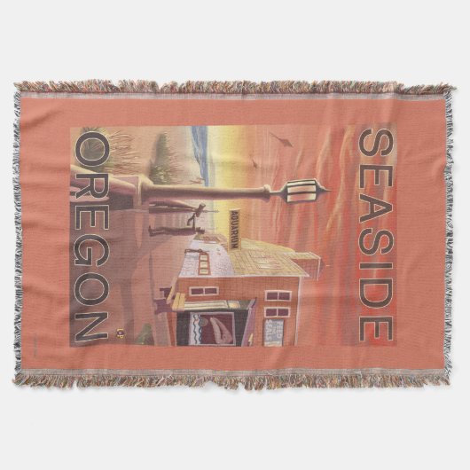 Zeewater, Uitzicht van OregonAquarium Deken (Voorkant)