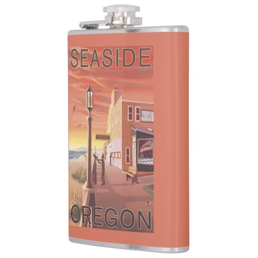 Zeewater, Uitzicht van OregonAquarium Heupfles (Links)