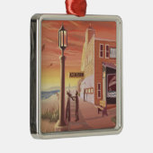 Zeewater, Uitzicht van OregonAquarium Metalen Ornament (Rechts)