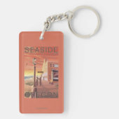 Zeewater, Uitzicht van OregonAquarium Sleutelhanger (achterkant)