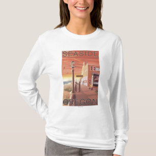 Zeewater, Uitzicht van OregonAquarium T-shirt