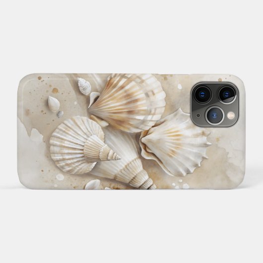 Zeewater Waterverf Kust Case-Mate iPhone Case (Achterkant (horizontaal))
