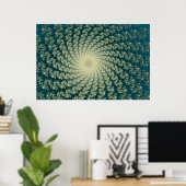Zeewater whirlpool3 Poster (Thuiskantoor)