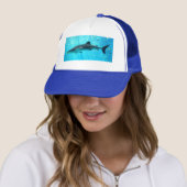 Zeewaterkwaliteit Roze blauwe walvishaai Trucker Pet (In situ)