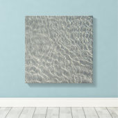 Zeewaterrimpels en zand canvas afdruk (Insitu (Houten vloer))