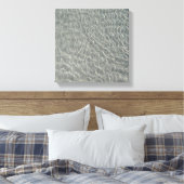 Zeewaterrimpels en zand canvas afdruk (Insitu (Slaapkamer))