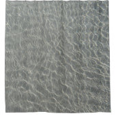 Zeewaterrimpels en zand douchegordijn (Voorkant)