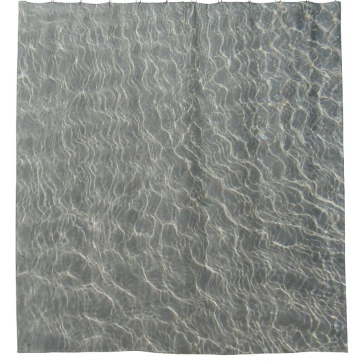 Zeewaterrimpels en zand douchegordijn (Voorkant)