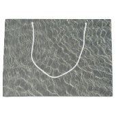 Zeewaterrimpels en zand groot cadeauzakje (Voorkant)