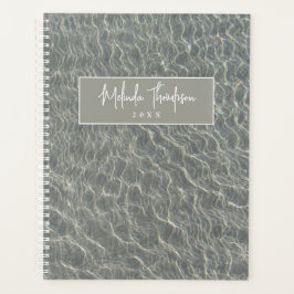 Zeewaterrimpels en zand planner