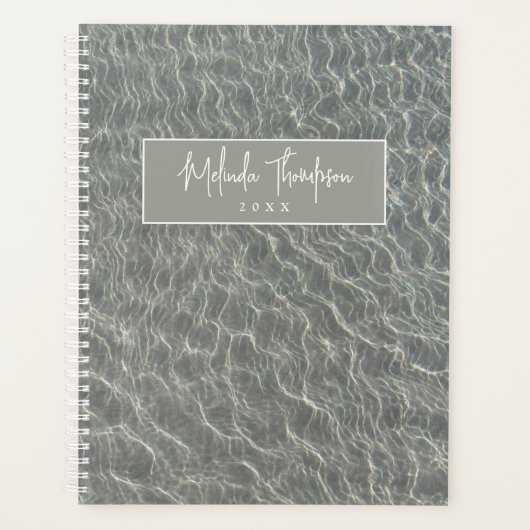 Zeewaterrimpels en zand planner (Voorkant)