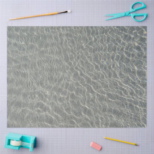 Zeewaterrimpels en zand tissuepapier (Craft)