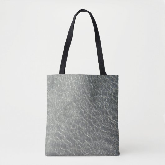 Zeewaterrimpels en zand tote bag (Voorkant)