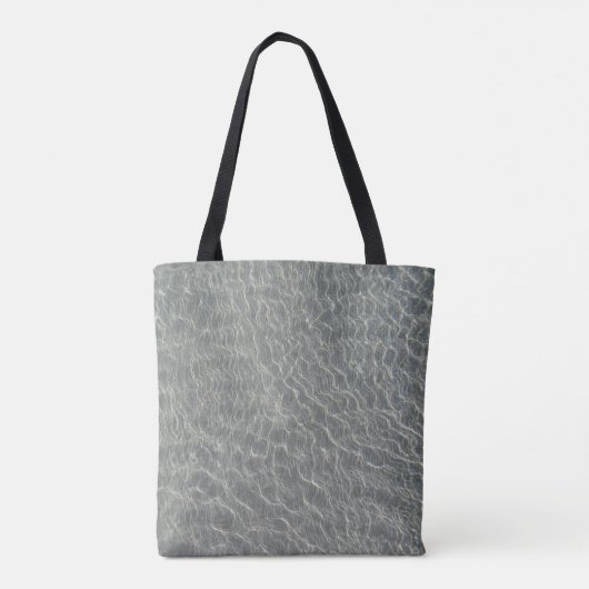 Zeewaterrimpels en zand tote bag (Achterkant)