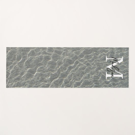 Zeewaterrimpels en zandmonogrammen in de Oostzee Yogamat (Voorkant (horizontaal))