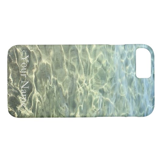 Zeewaterstrand Aangepast Case-Mate iPhone Case (Achterkant (Horizontaal))