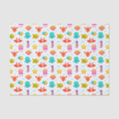 Zeewezens Decoupage Papier, Zeeleven Tissuepapier (Voorkant)