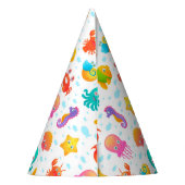 Zeewezens feesthoedjes (Achterkant)