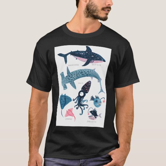 Zeewezens T-shirt (Voorkant)