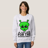 ZEEWIEN SNACKS FUNNY VEGAN T-SHIRTS (Voorkant volledig)
