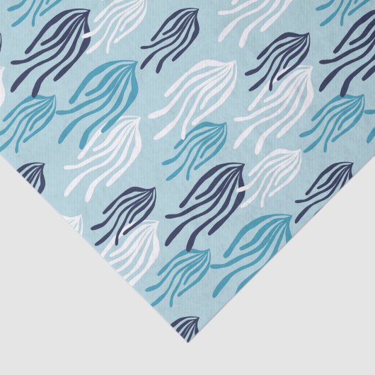 Zeewier Blauw Tissuepapier (Detail)