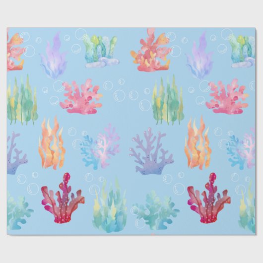 Zeewier Cadeaupapier (Vlak)